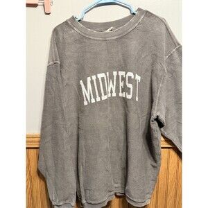 Midwest Long Sleeve Grayish Black Women’s Chica D Size Large Item 7